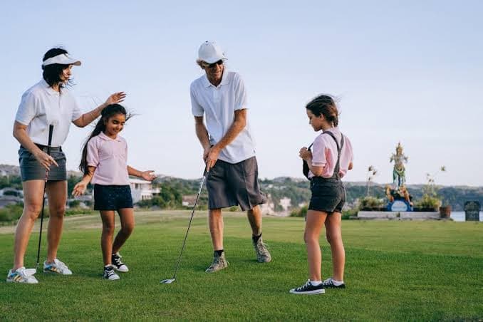 Junior golf coaching