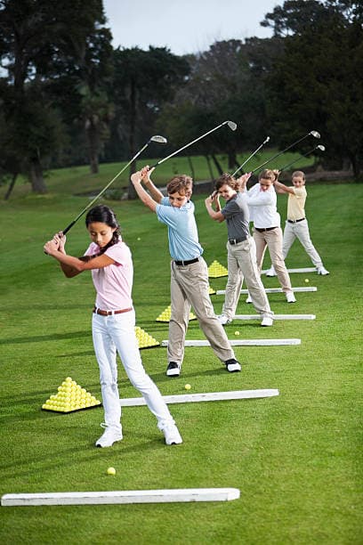 Putting coaching session